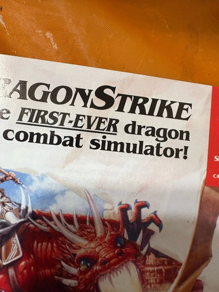 Advanced Dungeons & Dragons Dragonstrike Dragonlance Amiga Complete EUC