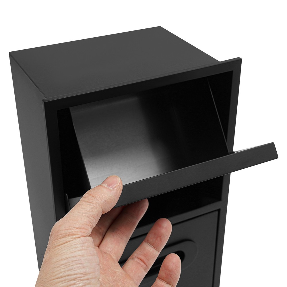 Rectangle Hidden Bathroom Trash Can Cabinet - Modern Space-Saving Design
