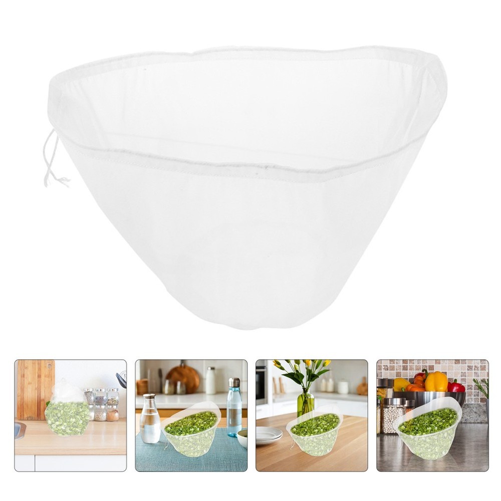 4 Pcs Kitchen Strainer Food Strainers Essentials Fabric Mesh Bag