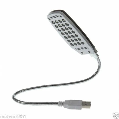 2Pcs 28LED USB Light Flexible Computer Notebook Laptop PC Desk Reading Lamp