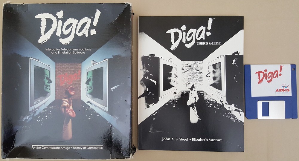 Diga! v1.0 ©1986 Aegis Development Telecommunications for Commodore Amiga #2
