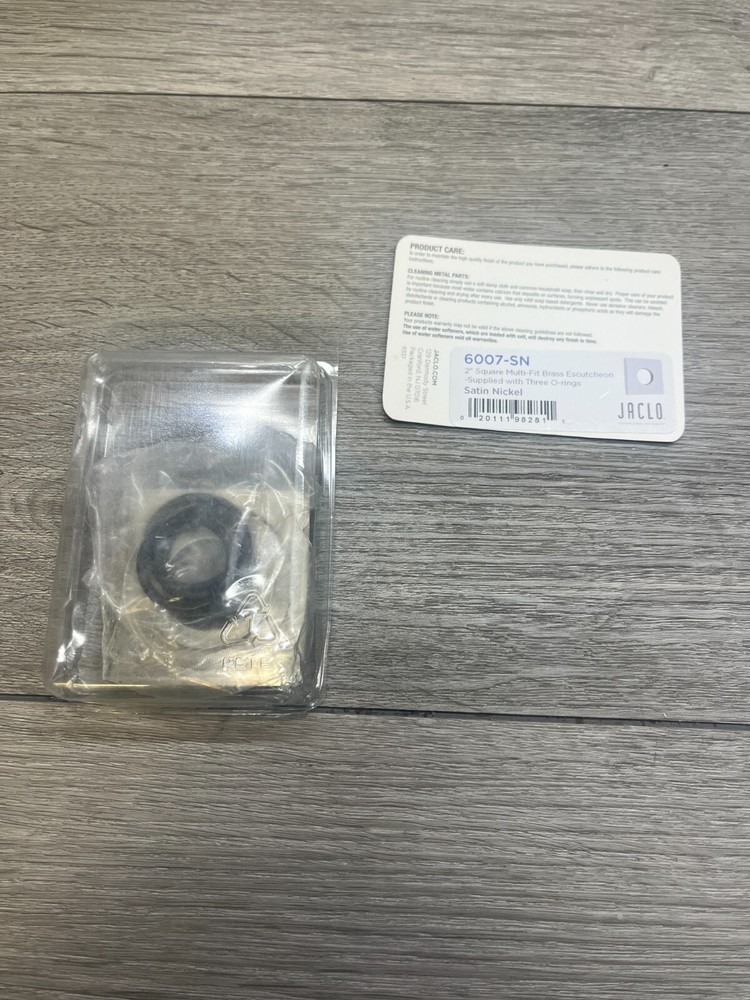 Jaclo 2" x 2" Square Escutcheon 6007-SN