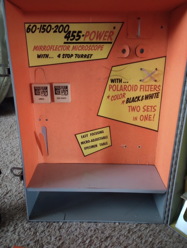 Gilbert 13041 Microscope And Lab Set