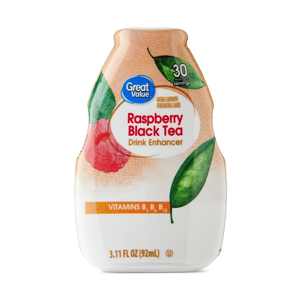 Raspberry Black Tea Liquid Concentrate Drink Enhancer 2 Pack 3.11 fl oz