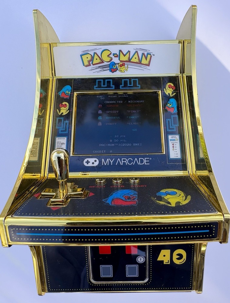 Arcade Pac-Man Mini Arcade Machine – Good Condition, Fully Working
