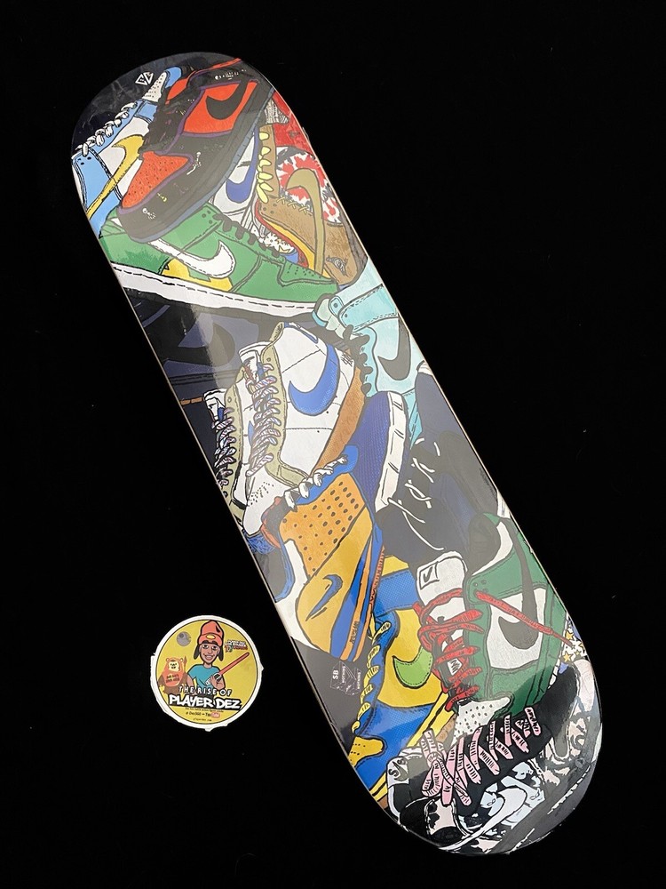 SUPER RARE OG Everywhere Nike SB Or NOTHING Dunks Skateboard Deck Carter Graphx