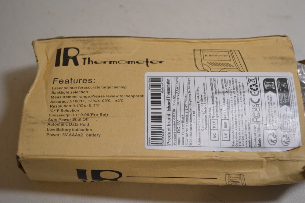 Digital Infrared Thermometer Temperature IR Thermometer