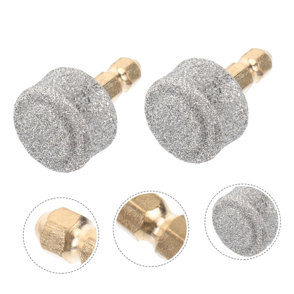 2-Pack Dog Nail Grinder Replacement Tips Professional Spare Grinding Head