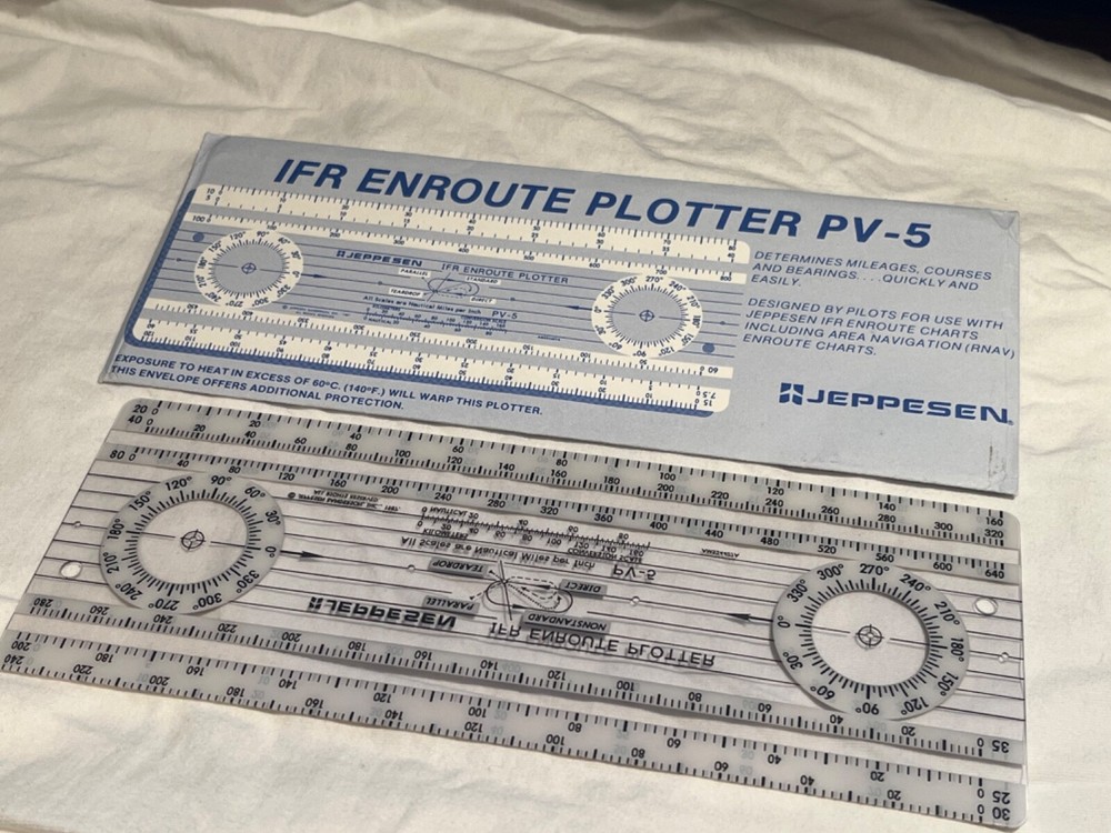 Jeppesen IFR Enroute Plotter PV-5