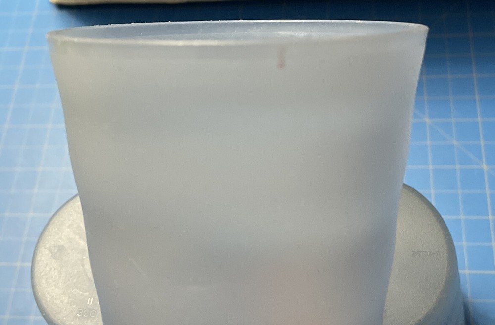 Tupperware Impressions 11oz Blue 3 Cups