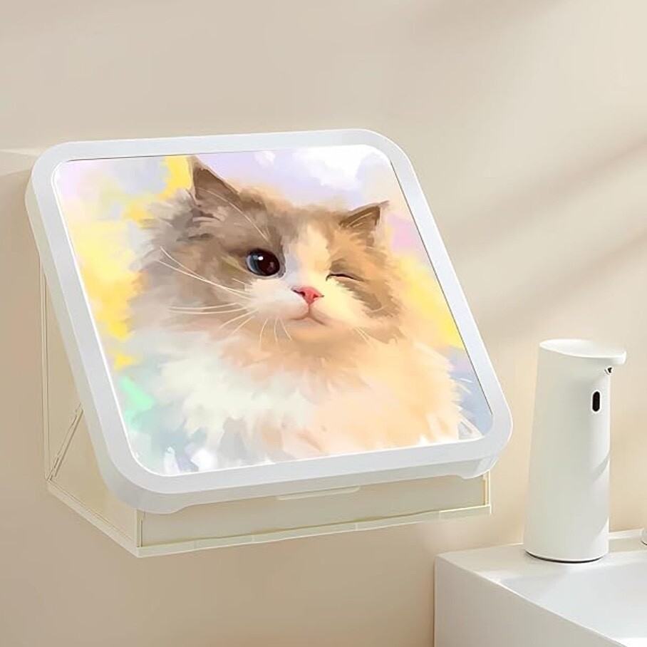 Bathroom Cat Storage Box Folding Clothes Organizer Waterproof