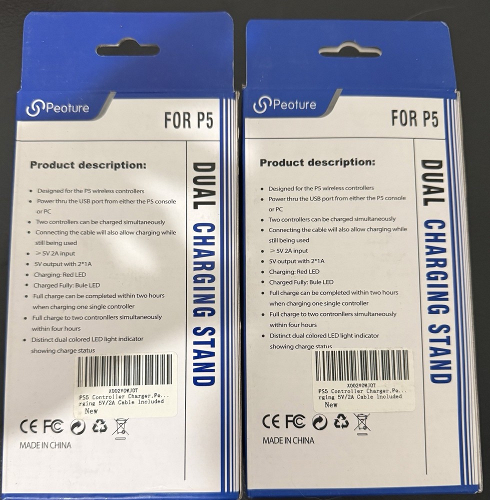 PS5 Dual Charging Station X2