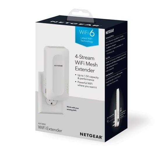 📶🚀 NETGEAR AX1800 WiFi 6 Mesh Range Extender (EAX14) 🚀📶