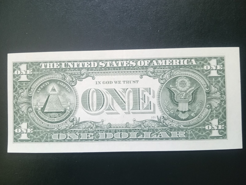 US Dollar Bill Note 2013 Miscut, Misaligned, Off-Center Error