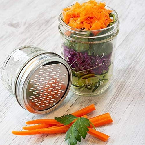 Microplane Mason Jar Lid Grater Set