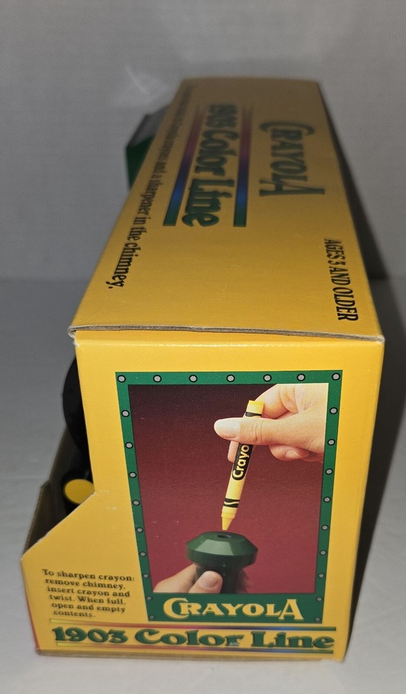 Crayola 1903 Color Line Train Engine Crayon Holder Sharpener 1994 - NEW