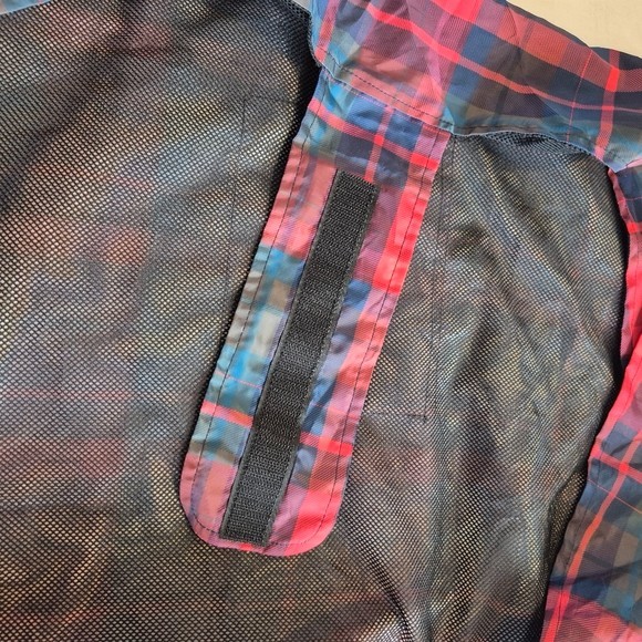 Talbots plaid raincoat size large lab or shepard NWT