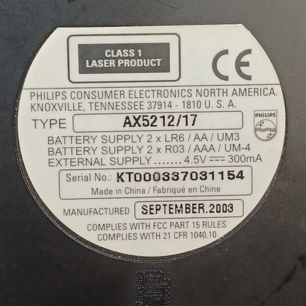 Philips AX52- 45 Sec Electronic Skip Protection