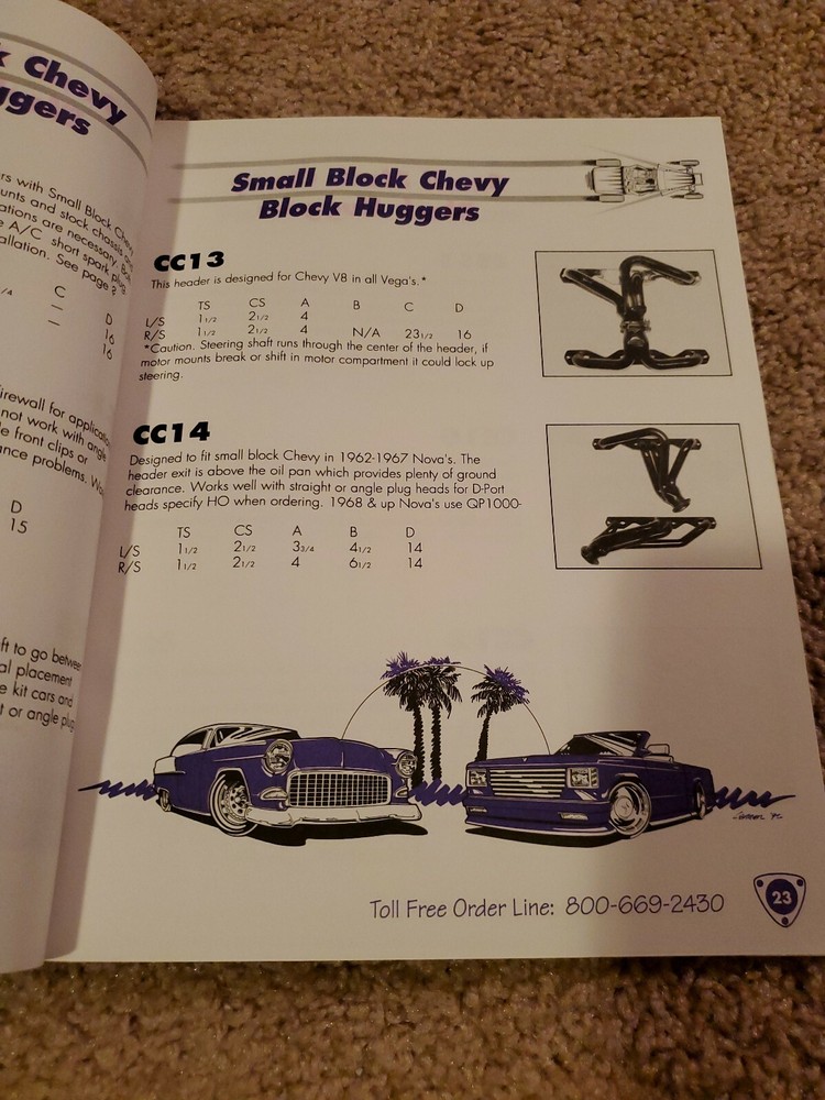 Sanderson Street Rod Headers 1995 Catalog