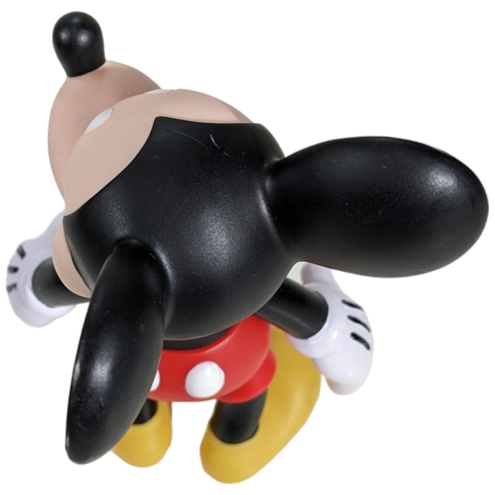 Poseable Mickey Mouse Hard Plastic Moveable Figure Disney 7 Inch