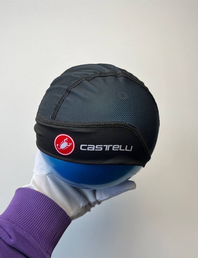 Castelli Cycling Cap Skull Cap Black One Size
