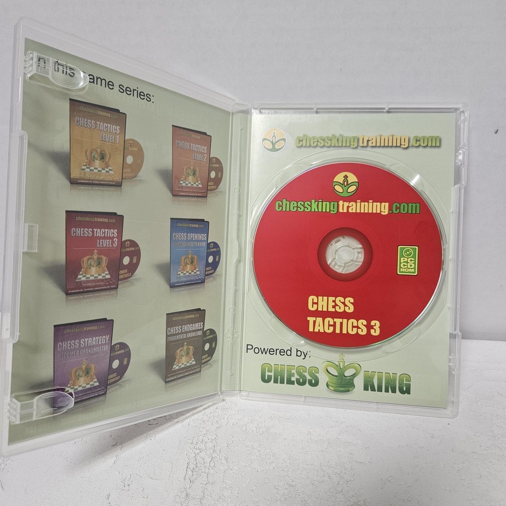 Chess Tactics Level 3 CD-ROM Training 1145 Exercises Intermediate Advanced PC