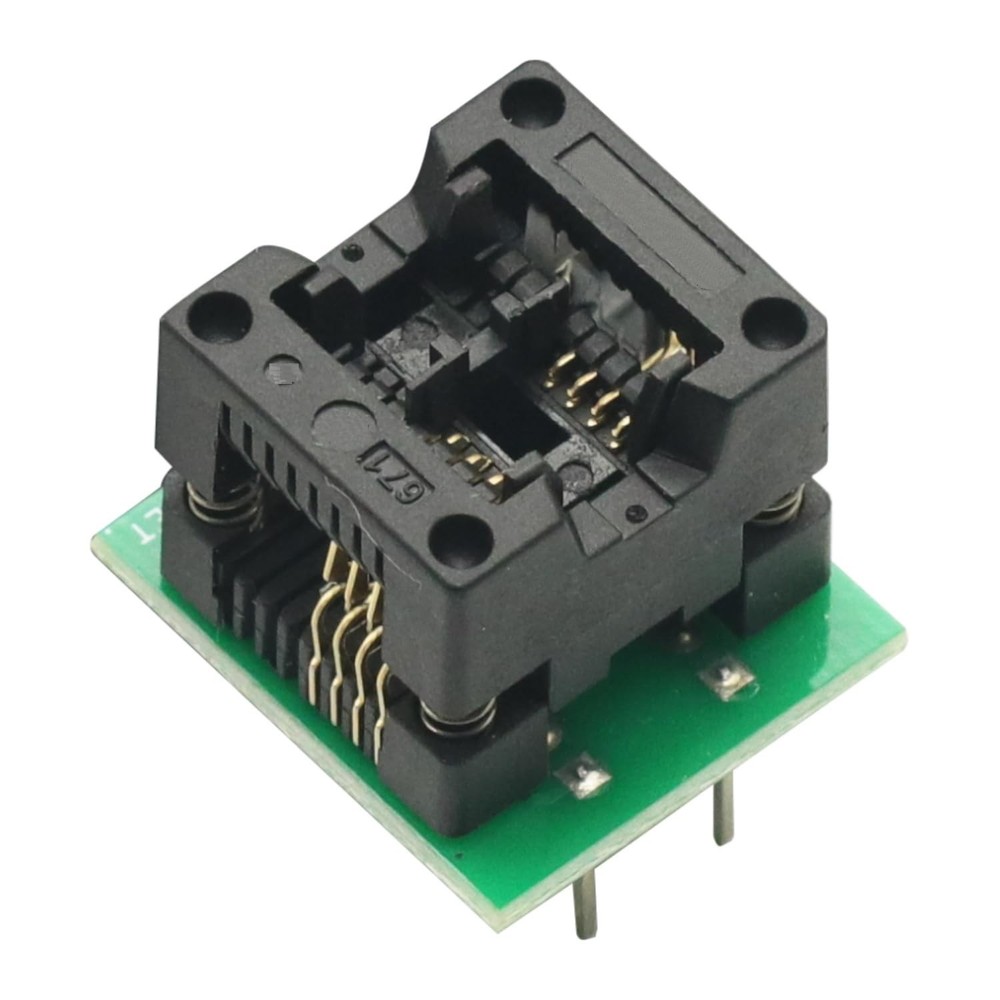 2 Pcs SOIC8 SOP8 to DIP8 Socket Converter Module Programmer Output Power...