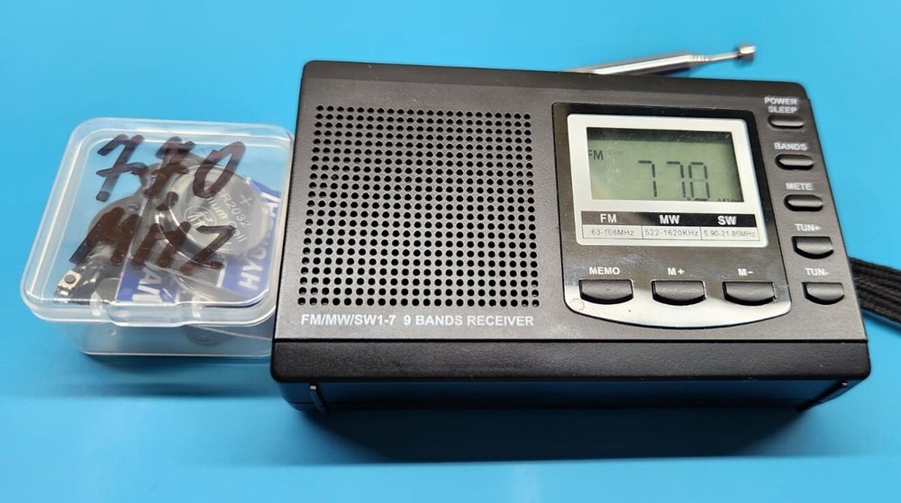 SET Micro Spy Bug operating outside FM broadcasting area + special FM receiver