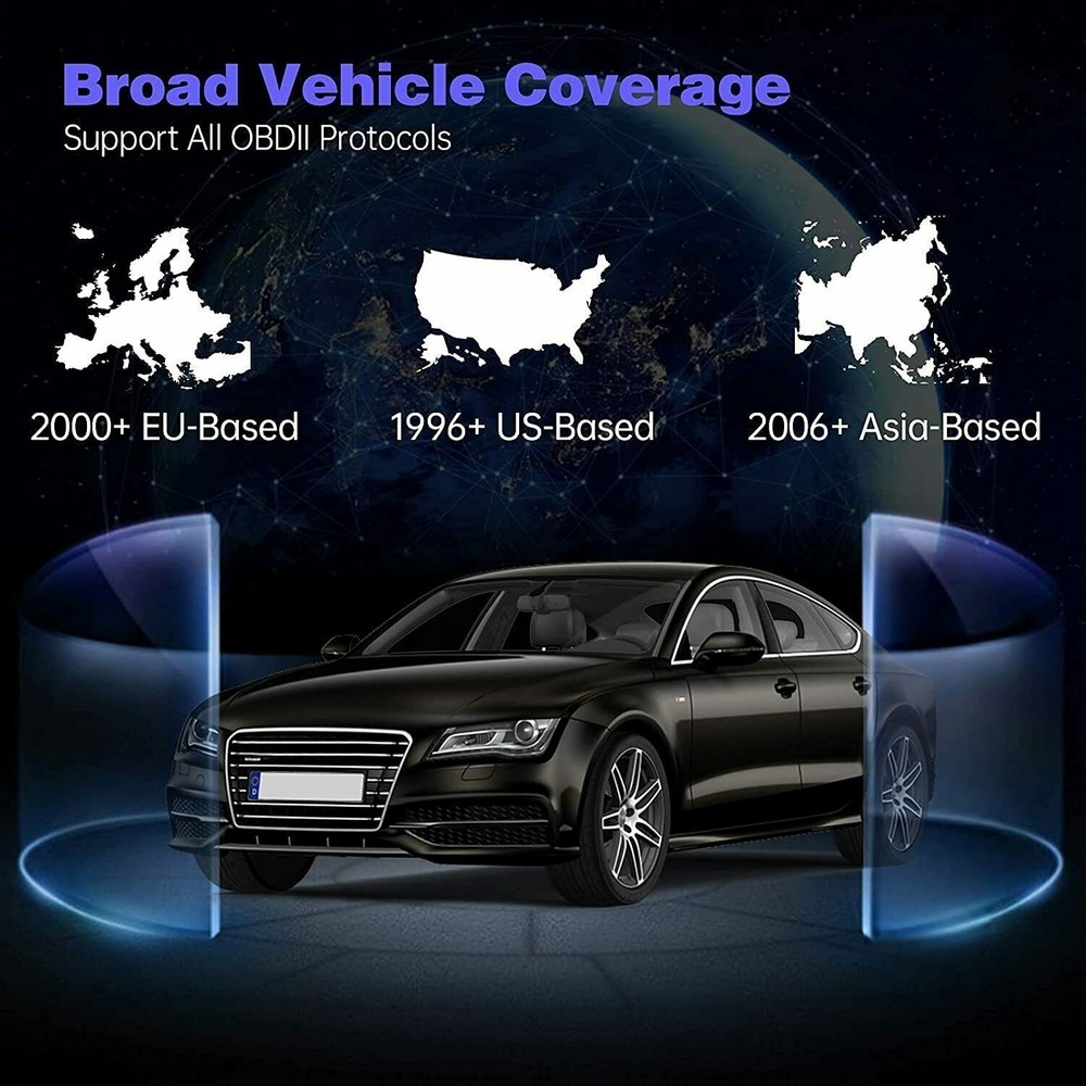 VDIAGTOOL VD10 OBD2 Scanner Code Reader Turn Off CEL Freeze Frame/I/M Readiness