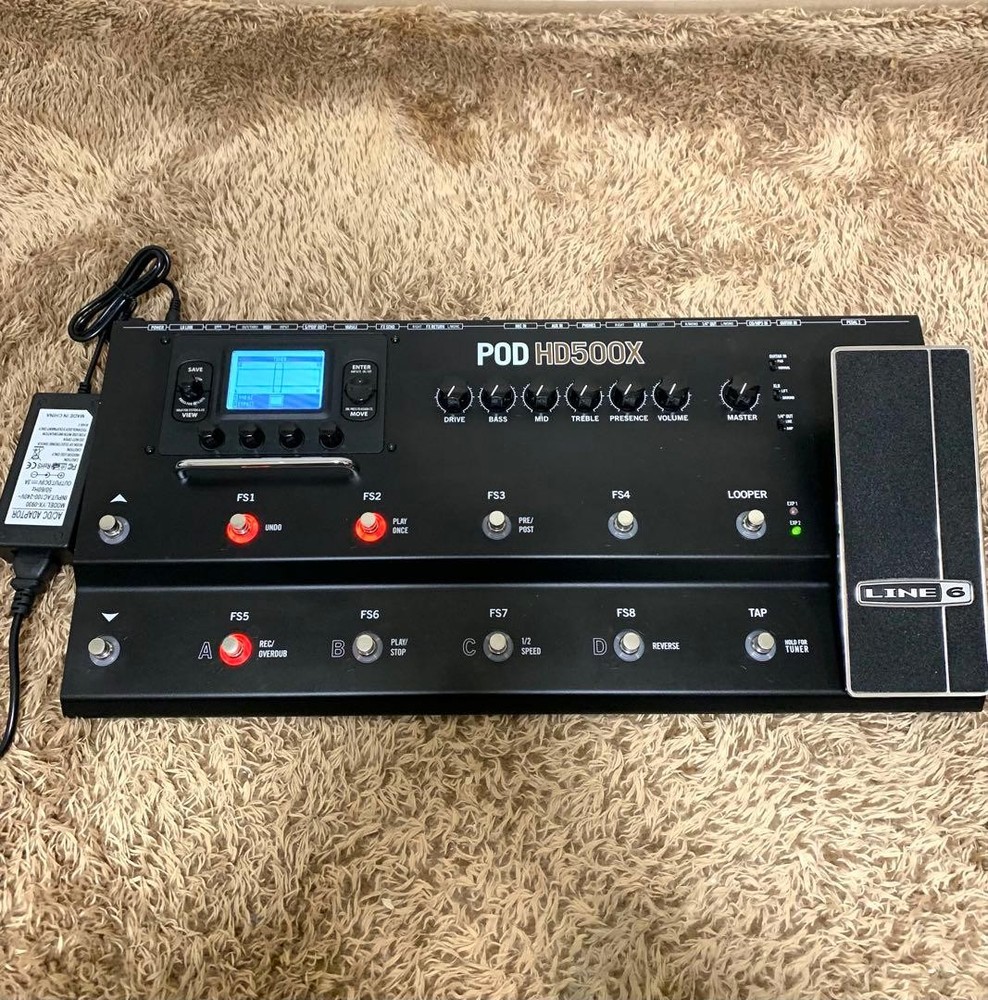 Line 6 POD HD500X Multi Effects Guitar Processor Amp Simulator Floor Pedal