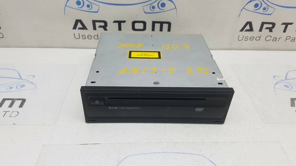 2006 AUDI Q7 4L S-LINE SAT NAV UNIT DVD READER PLAYER 4E0919887D BECKER