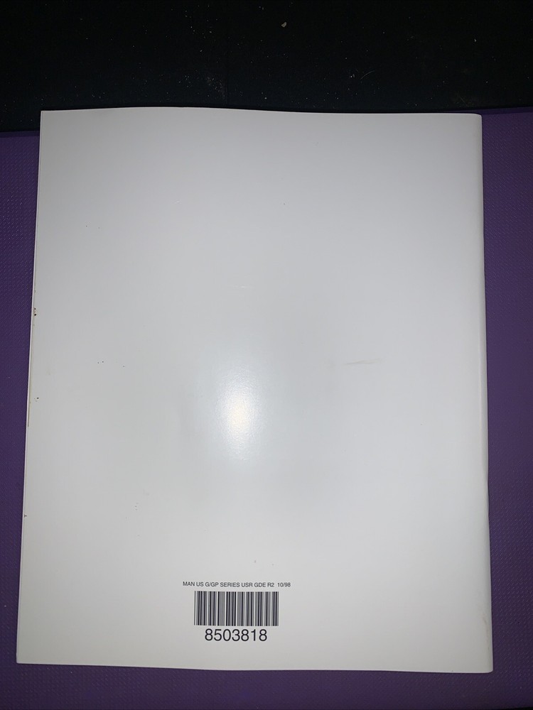 Using Your Gateway PC 1998 User Manual Guide booklet vintage computer book