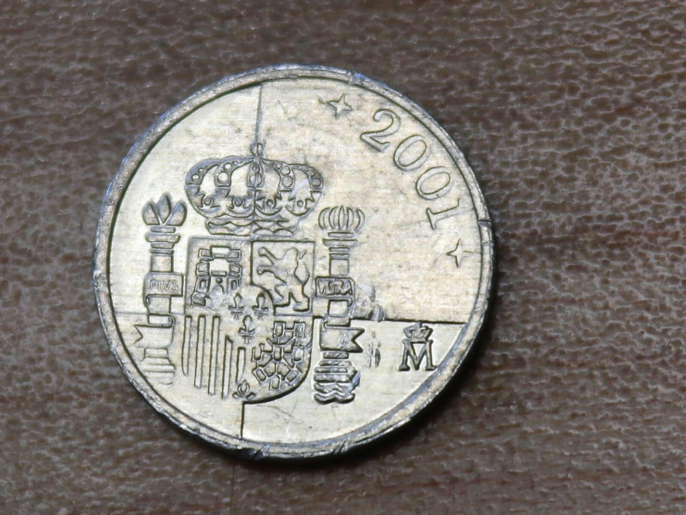 2001 Spain 1 Peseta