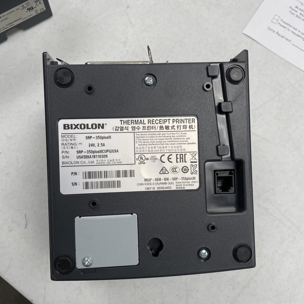 BIXOLON SRP-350PLUSIII Thermal Receipt Printer
