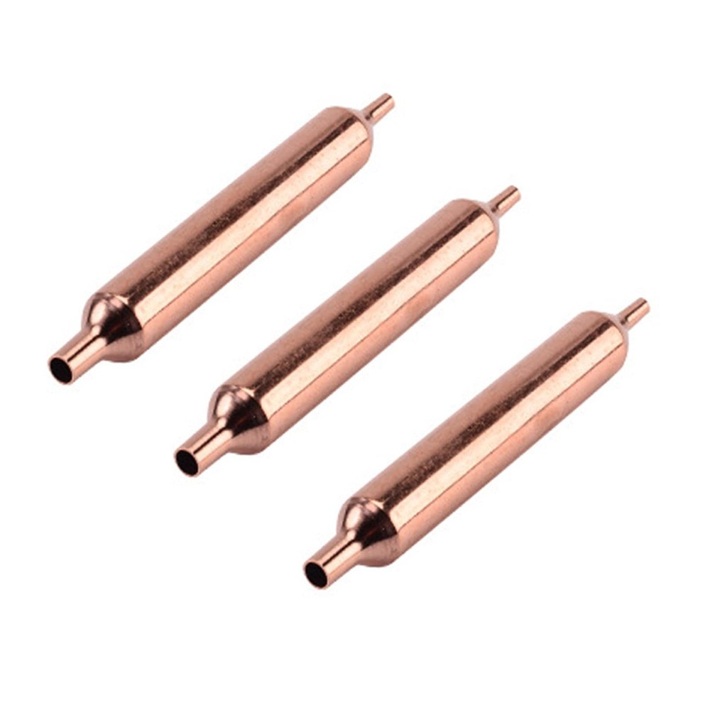 Refrigerator Filter Dryer, 3PCS 16mmx130mm Copper Filter Dryer for Refrigerat...