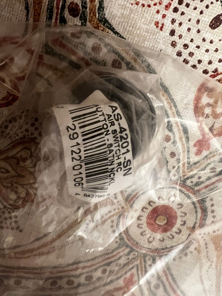 Moen AS-4201-SN Air Switch Button, Satin Nickel