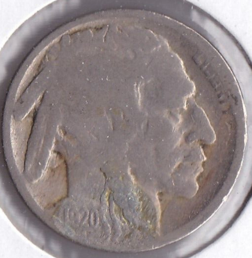1920 Buffalo Nickel Acid Dated L14