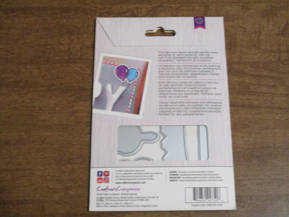 GEMINI STAMP AND DIE JOYFUL BIRTHDAY