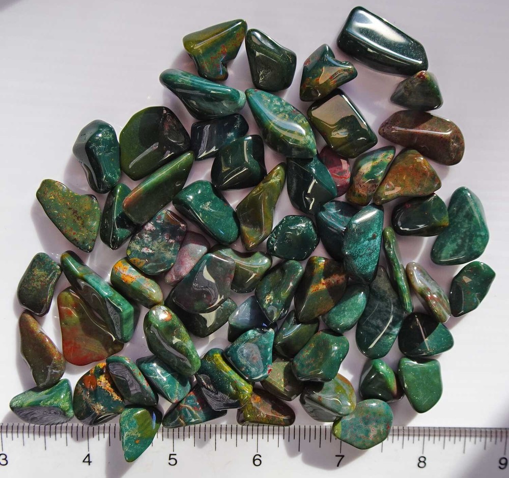 Fancy Jasper - 5 ounces Medium/Small Tumbled Stones rt545c