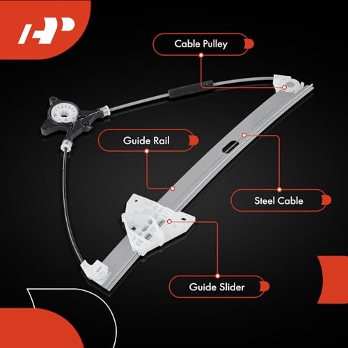 Front Left Power Window Regulator Without Motor Replacement Front Driver Side