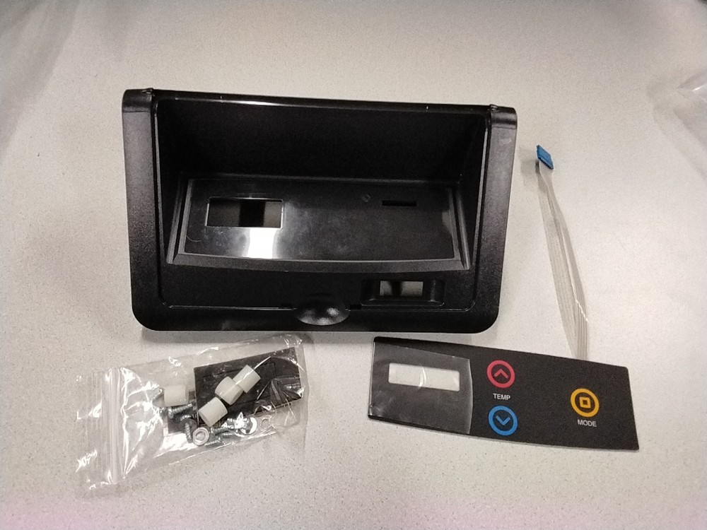 Raypak 009491F – OEM pool heater control bezel with switch decal