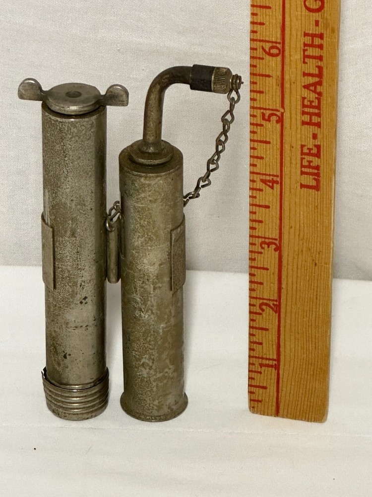 Vintage Mini Pocket-Size Alcohol Blow Torch Untested