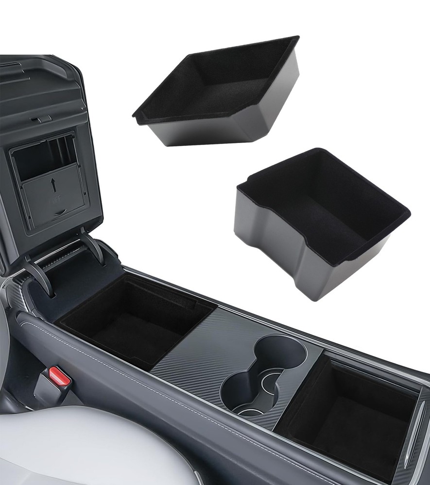 Center Console Tray Organizer Replacement For 2025-2026 Tesla Model Y Juniper