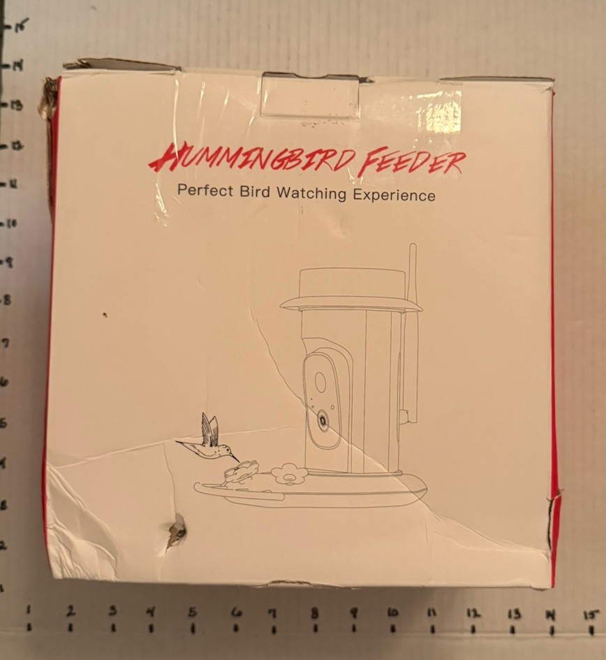 Hummingbird Feeder with Camera