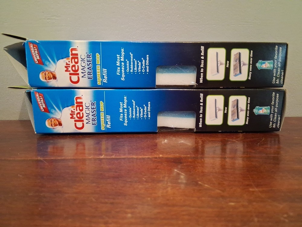 Mr Clean Magic Eraser Universal Mop Refill Type A Fits Most Squeeze Mops 2 pack