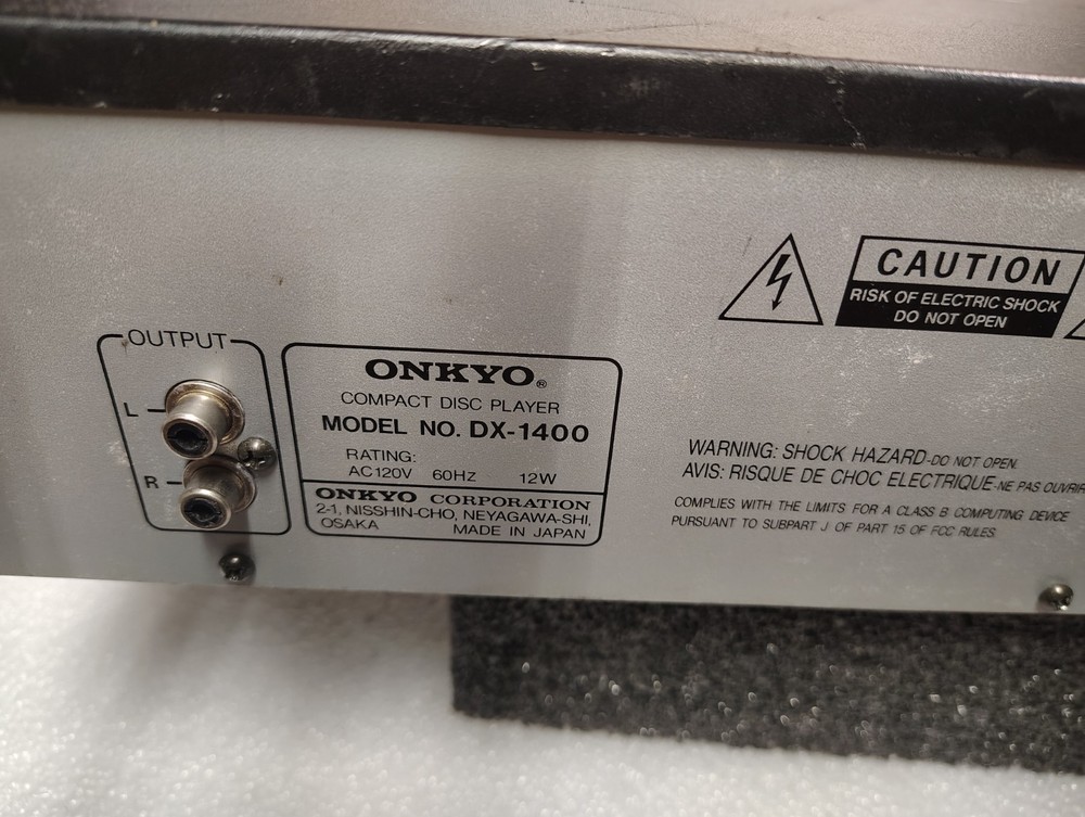 ONKYO DX-1400 CD-PLAYER