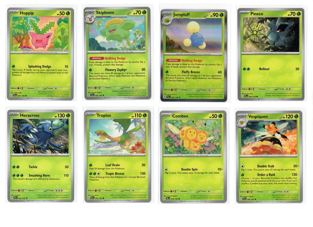 Pokemon SV2 Paldea Evolved C/U/R Complete Set 176 Cards