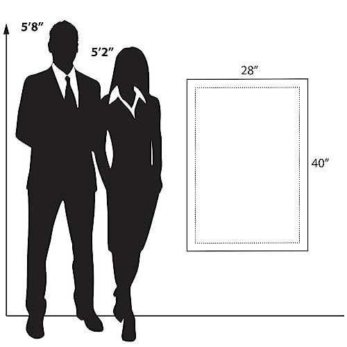 105536-2PK Floating Acrylic Wall Frame with Hardware Stand Off Caps, Silver