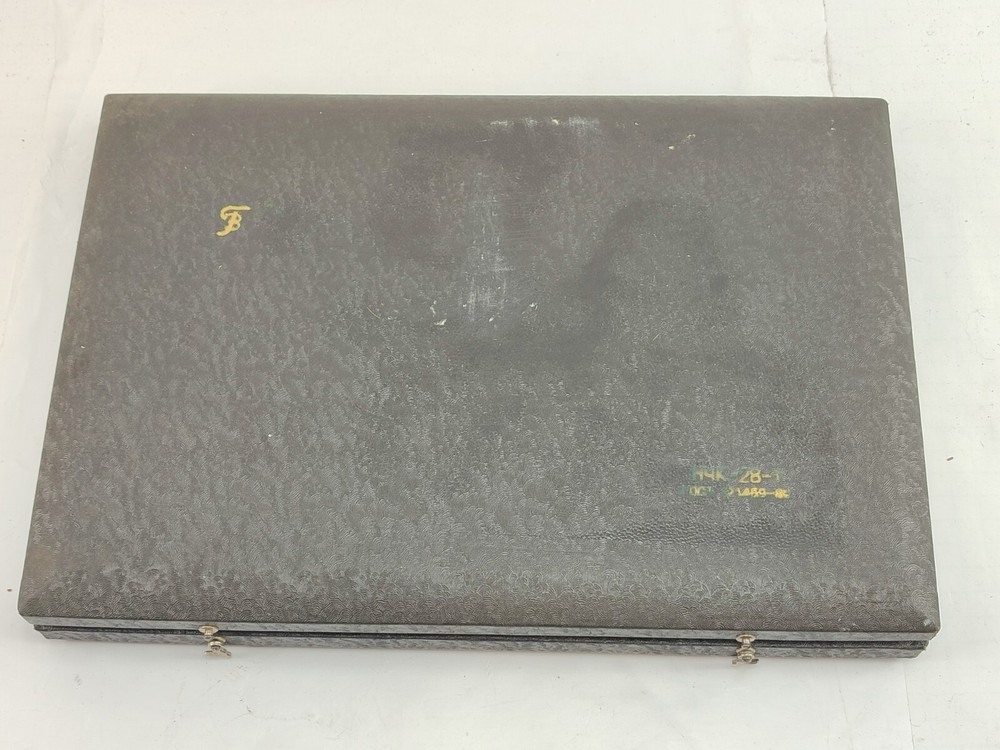 Antique Technical Geometry Maths Drawing Instrument Set Math Complete Set Boxed