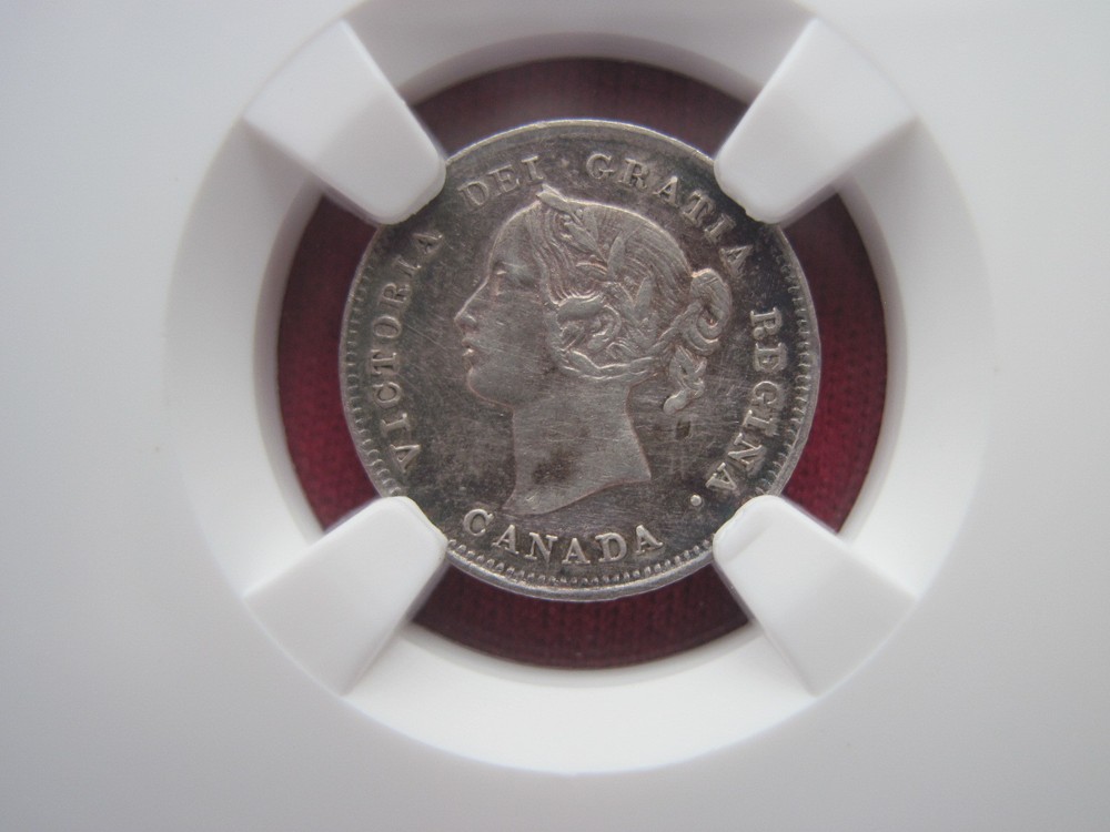Canada, 1898 Five Cent Silver NGC XF Details